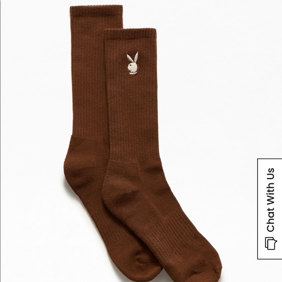 Playboy By PacSun Embroidered Logo Crew Socks - Picture 2 of 5